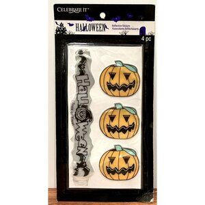 Celebrate It Halloween Reflective Stickers 4 Pc Set 153236